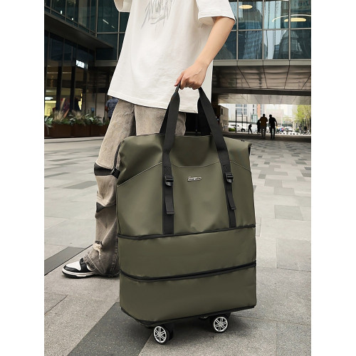 大容量折曡可擴容旅行包女輕便手提健身包短途出差登機行李袋男士 大容量折曡可擴容旅行包女輕便手提健身包短途出差登機行李袋男士