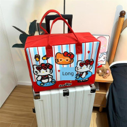 哈嘍kitty包短途旅行包女輕便出差行李袋可攜式拉桿包