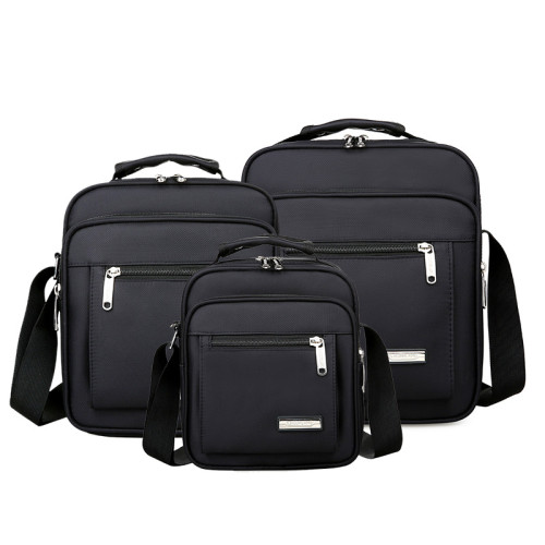 男包牛津布防水加厚大號男士單肩包斜後後背包休閒多層後後背包生意收錢包