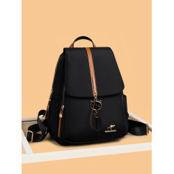 雙肩包女2026新款韓版旅行百搭時尚帆布休閒通勤牛津布旅遊後後後背包