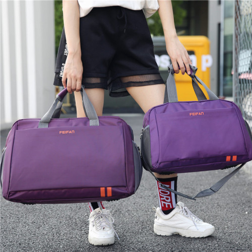 韓版大容量旅行袋手提旅行包可裝衣服的包包行李包女防水旅遊包男