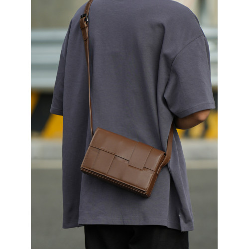 斜後後背包男款小衆設計感小方包男士ins潮牌2026新款女單肩男包後後背包