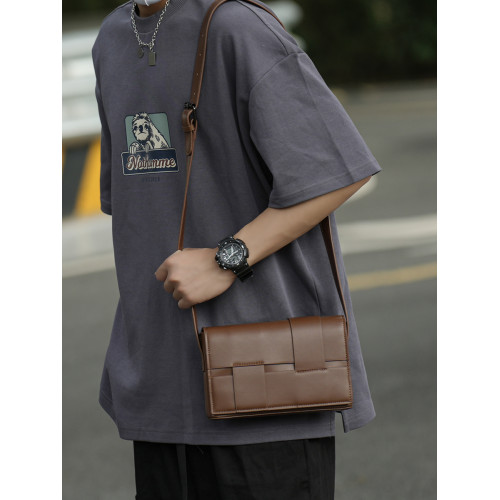 斜後後背包男款小衆設計感小方包男士ins潮牌2026新款女單肩男包後後背包