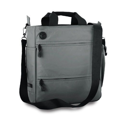 BOCHROUN男包休閒大容量手提公文包竪款單肩斜後後背包後後背包帆布多功能