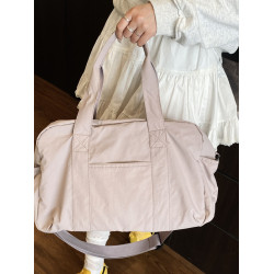 短途旅行包女小型輕便防水手提包大容量可掛拉桿箱運動斜背健身包