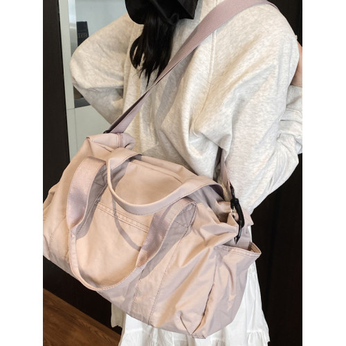 短途旅行包女小型輕便防水手提包大容量可掛拉桿箱運動斜背健身包 短途旅行包女小型輕便防水手提包大容量可掛拉桿箱運動斜背健身包