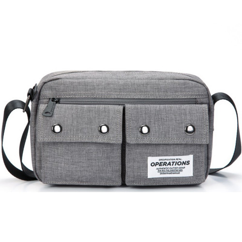 日系牛津紡布土酷青年經典款潮工裝機能多層短途旅行小單肩斜後後背包 日系牛津紡布土酷青年經典款潮工裝機能多層短途旅行小單肩斜後後背包