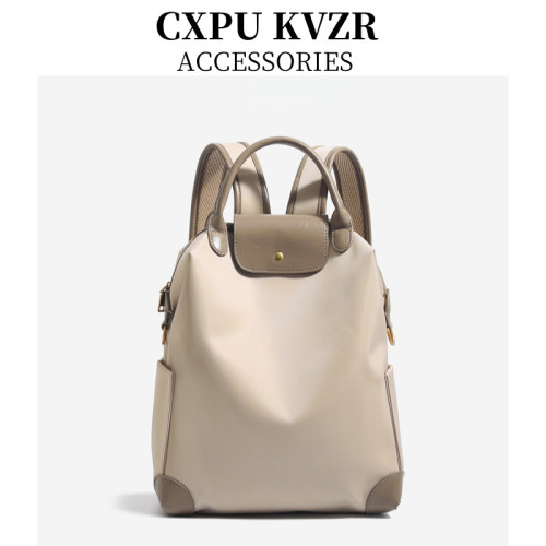CXPU KVZR高級感雙肩包通勤電腦包輕便大容量尼龍後後背包商務出差包