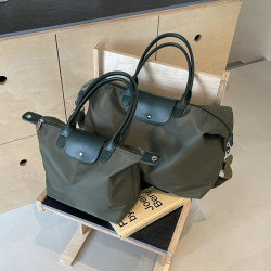 尼龍短途出差旅行包健身大包大容量手提包女瑜珈訓練運動包單肩包