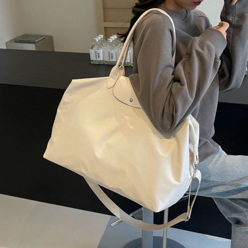 尼龍短途出差旅行包健身大包大容量手提包女瑜珈訓練運動包單肩包