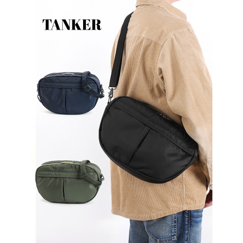 革新出品TANKER日系尼龍防潑水休閒男女通勤旅行單肩斜背百搭小包