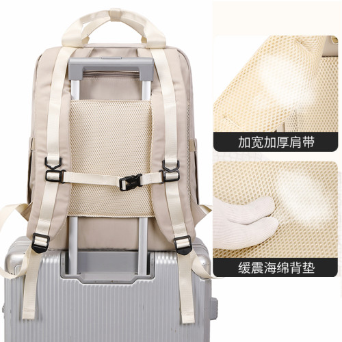 優王旅行雙肩包女旅遊輕便電腦包防水出差行李短途旅行後後背包大容量