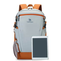 男士戶外雙肩包旅行包女大容量差旅登山徒步後後背包輕便休閒防潑水包