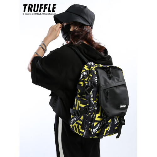 TRUFFLE原創小衆書包男初中小學生後後背包女大容量大學生旅行雙肩包
