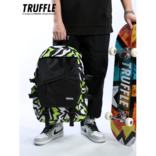 TRUFFLE原創小衆書包男初中小學生後後背包女大容量大學生旅行雙肩包