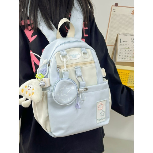 中點書包女小學生初中生大學生大小號高顔值兒童後後背包女可愛雙肩包