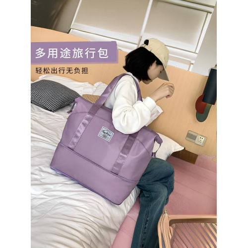 大容量旅行包2024新款時尚行李包出差出遊乾濕分離運動健身遊泳包