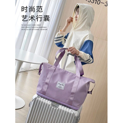 大容量旅行包2024新款時尚行李包出差出遊乾濕分離運動健身遊泳包