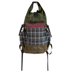 housedesign原創2026新戶外徒步輕量化雙肩包個性大容量拼接後後背包