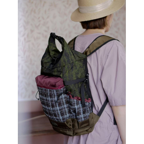 housedesign原創2026新戶外徒步輕量化雙肩包個性大容量拼接後後背包