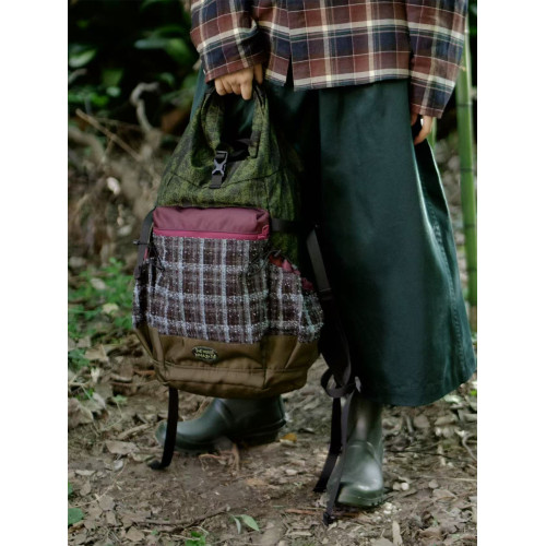 housedesign原創2026新戶外徒步輕量化雙肩包個性大容量拼接後後背包