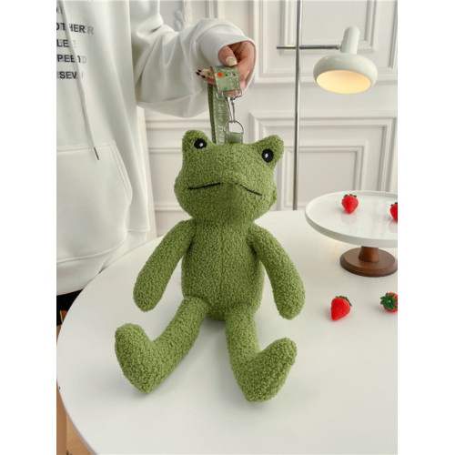 可愛卡通青蛙雙肩包2026新款徐浩明同款毛絨包公仔後後背包搞怪孤寡包 可愛卡通青蛙雙肩包2026新款徐浩明同款毛絨包公仔後後背包搞怪孤寡包