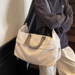 旅行包女時尚大容量短途旅遊收納行李包男手提輕便斜背運動健身包