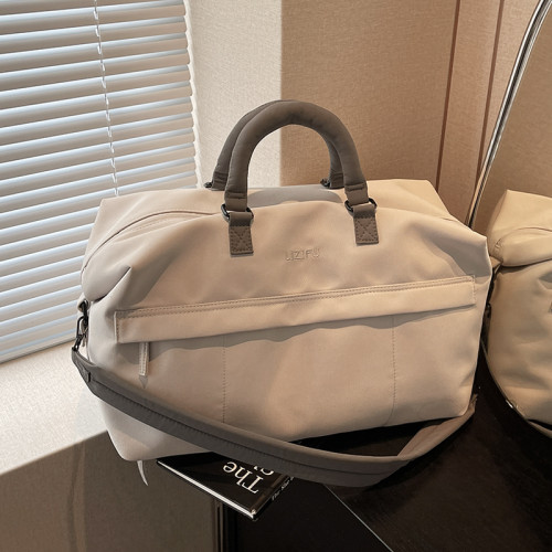 旅行包女時尚大容量短途旅遊收納行李包男手提輕便斜背運動健身包