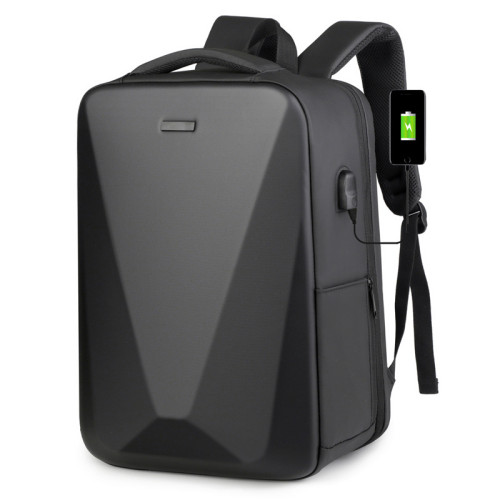 硬殼雙肩包ABS潮流雙肩筆記型電腦包商務學生大容量雙肩後後背包18寸