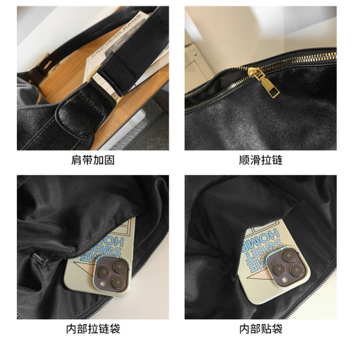 男士單肩包斜後後背包男款高級感休閒通勤簡約後後背包男包枕頭包小方包