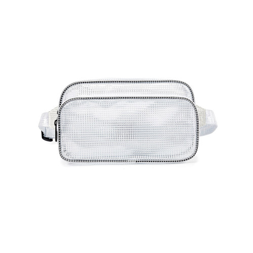 比得堡無塵包腰包防靜電工具包透明Fab潔淨室網格收納斜背單肩包