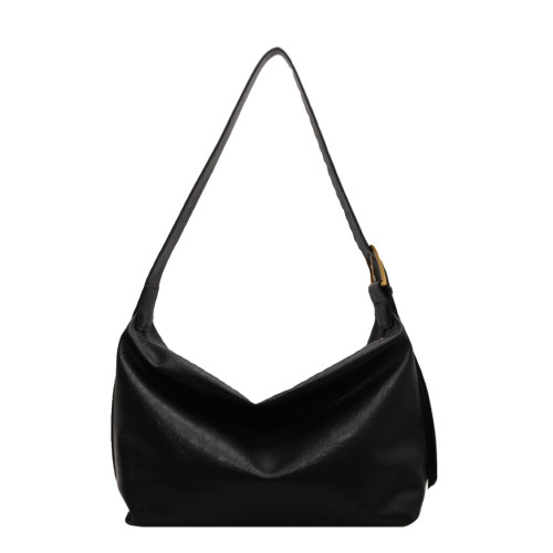 YUEN大容量斜後後背包ins極簡單肩腋下托特包通勤復古挎包中性風男女