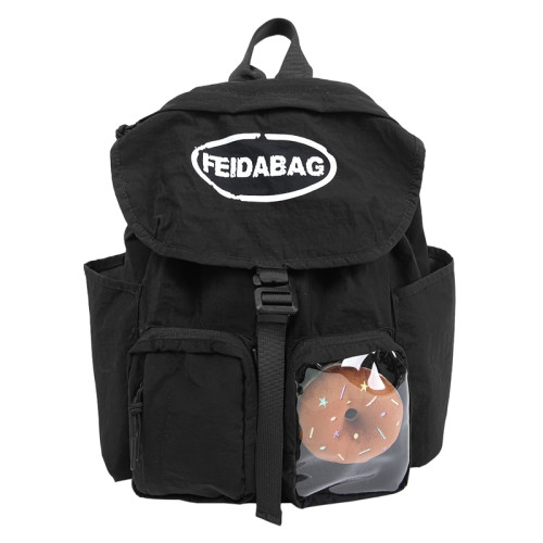 雙肩包女潮牌輕便高顔值大容量旅行後後背包休閒通勤大學生運動書包男