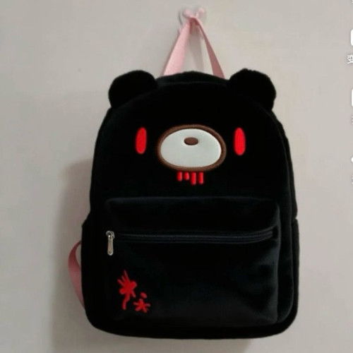 oofff暴力熊雙肩包新款ins卡通日系可愛學生大容量書包少女後後背包