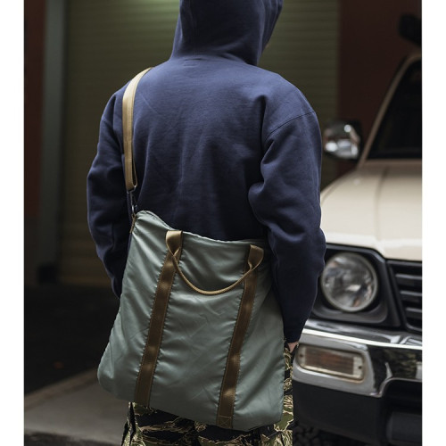 NON STOCK休閒手提單肩斜後後背包1950S Helmet Bag尼龍飛行員頭盔包