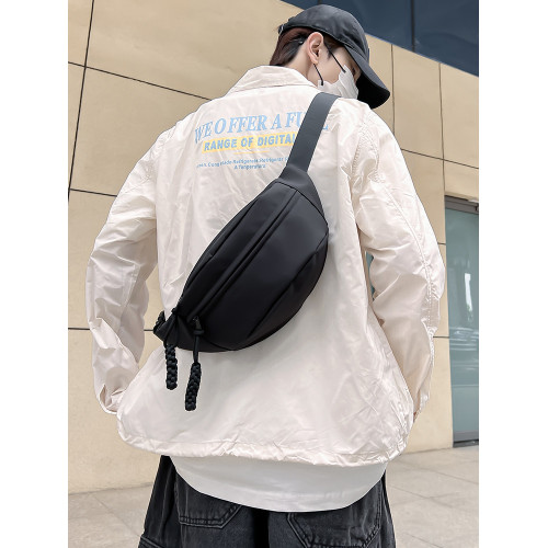 2025新款胸包男款小挎包單肩包男士後後背包男生斜後後背包運動潮流腰包女