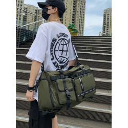 旅行包2024年新款大容量男短途行李後後背包登機雙肩包乾濕分離健身包