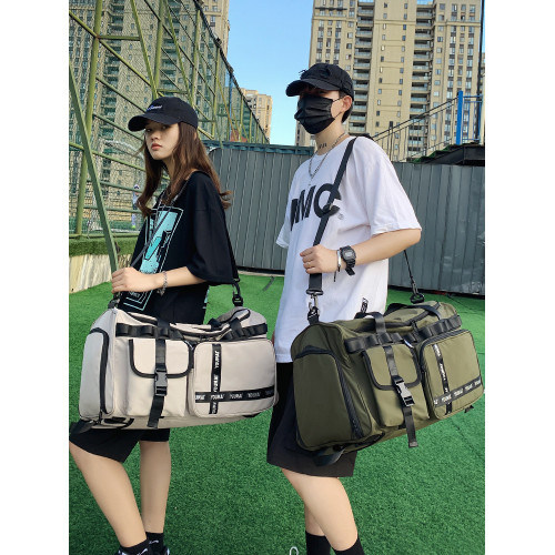 旅行包2024年新款大容量男短途行李後後背包登機雙肩包乾濕分離健身包