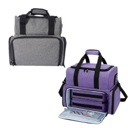 KOMIU裝48瓶指甲油收納包雙層大容量美甲工具斜後後背包多功能可攜式盒