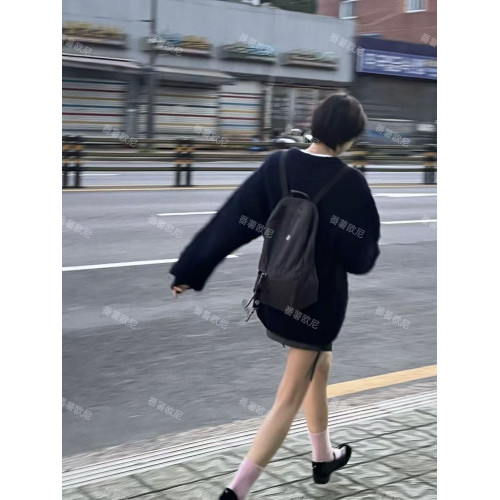 番薯歐尼自製coyseio小衆韓系雙肩包百搭輕便通勤後後背包電腦書包女