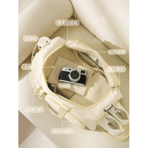 可折曡旅行包大容量女運動健身包短途出差登機包旅遊行李收納袋