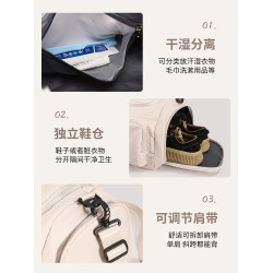 短途旅行包女輕便大容量出差旅遊登機包手提行李袋男款運動健身包