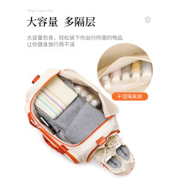 手提短途旅行登機包女輕便大容量出差收納袋行李箱附加運動健身包