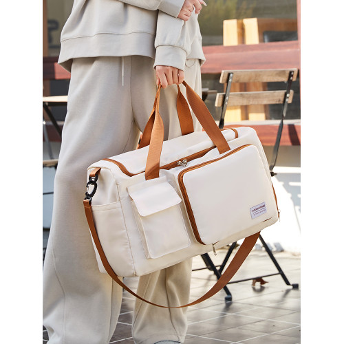 手提短途旅行登機包女輕便大容量出差收納袋行李箱附加運動健身包