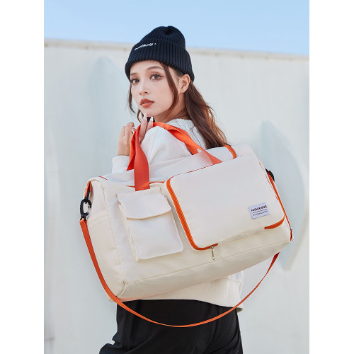 手提短途旅行登機包女輕便大容量出差收納袋行李箱附加運動健身包