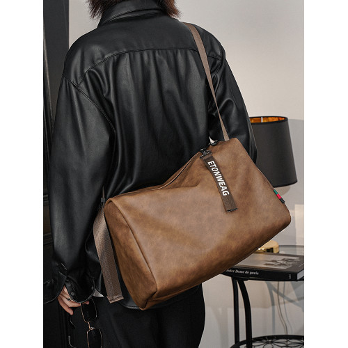 2026新款大容量時尚健身包 單肩包韓版男包斜後後背包休閒潮流挎包潮