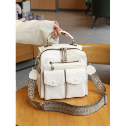 多功能雙肩包設計感小衆後後背包女2026新款時尚三用單肩斜後後背包手提包