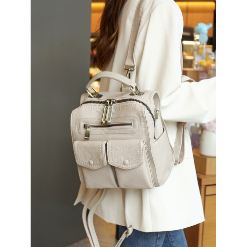 多功能雙肩包設計感小衆後後背包女2026新款時尚三用單肩斜後後背包手提包