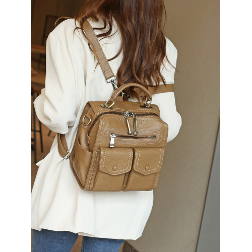 多功能雙肩包設計感小衆後後背包女2026新款時尚三用單肩斜後後背包手提包