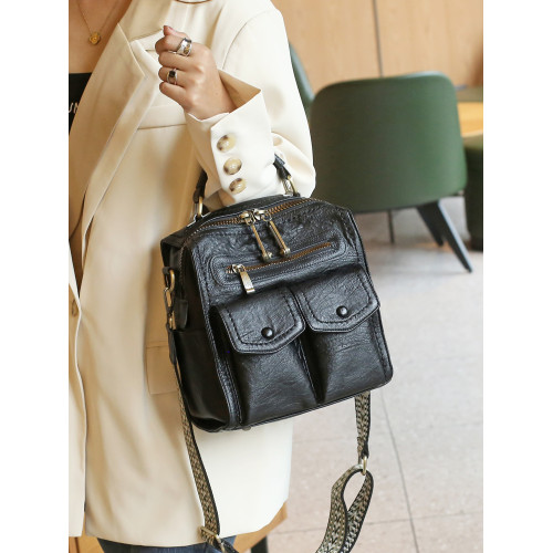 多功能雙肩包設計感小衆後後背包女2026新款時尚三用單肩斜後後背包手提包